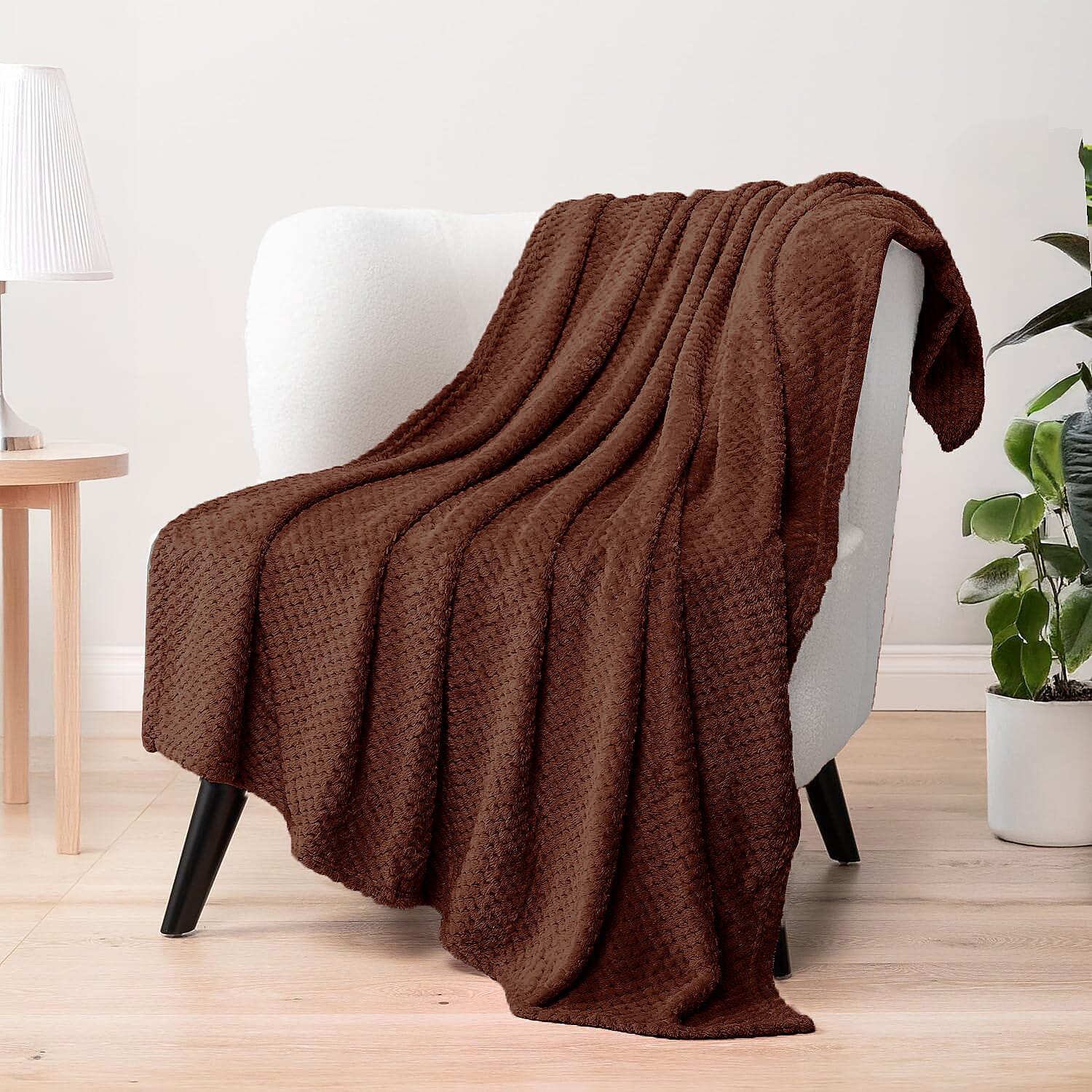 Super Soft Layer Blanket 270gsm (200x150cm) - Coffee
