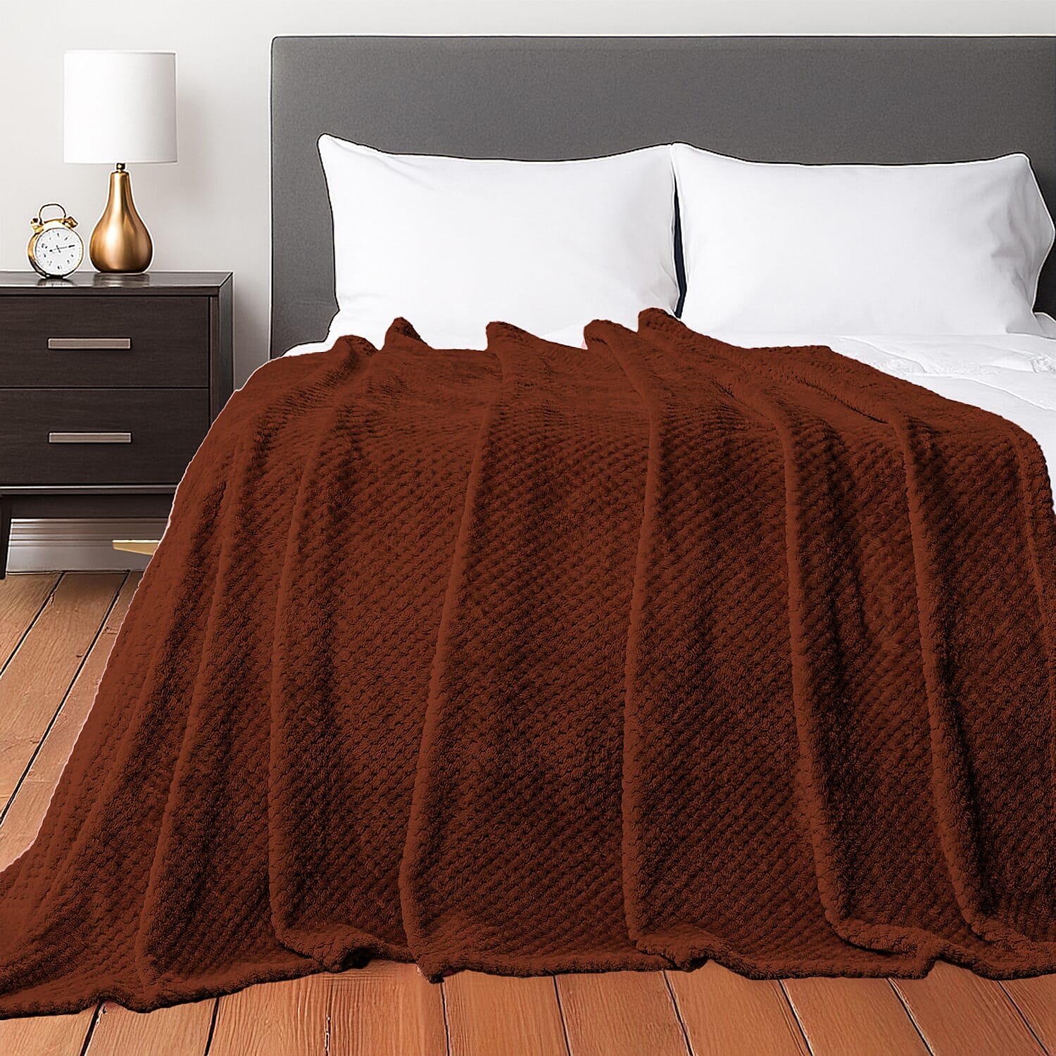 Super Soft Layer Blanket 270gsm (200x150cm) - Coffee