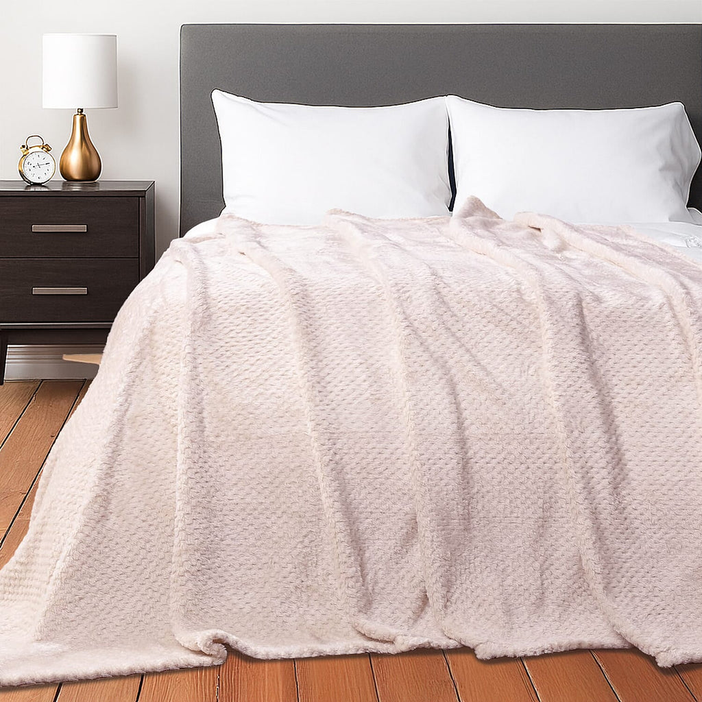 Super Soft Layer Blanket 270gsm (200x150cm) - Cream