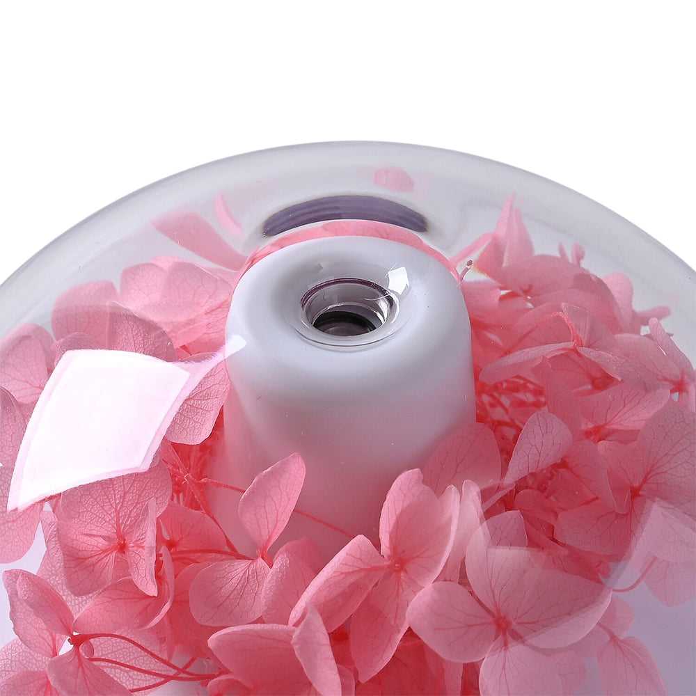 Preserved Flower Humidifier With 2 Mist Modes and Optional Warm Light Feature with 10 Essential Oils