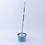 HOMESMART Revolutionary Spin Cyclone Separator Mop Set with 2 Pcs Mop Cloth (Size 132x24 cm) - Light Blue