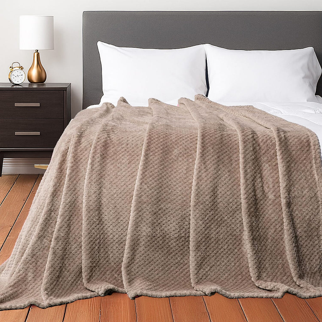 Super Soft Layer Blanket 270gsm (200x150cm) - Beige