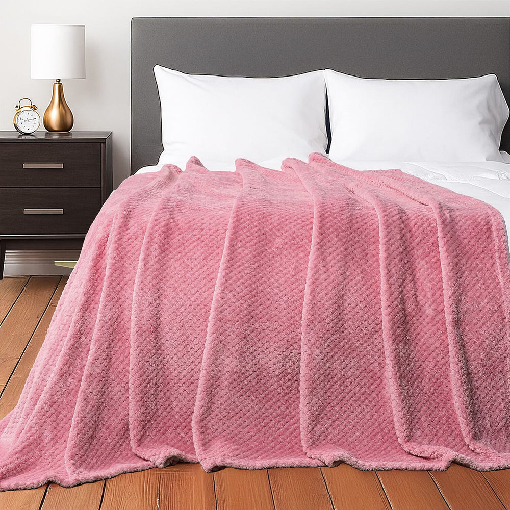 Super Soft Layer Blanket 270gsm (200x150cm) - Pink