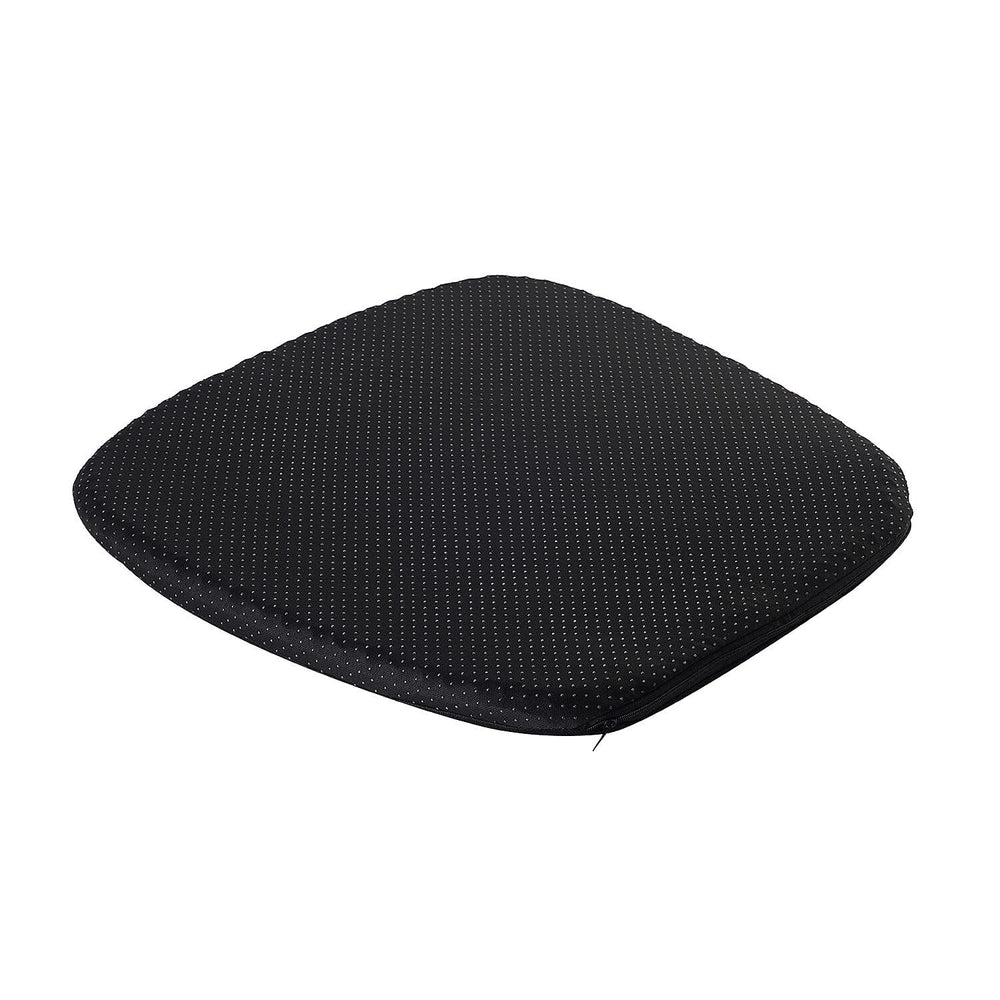 Homesmart TPE Gel Seat cushion with Cover (Size 44x43x3 cm) - Black