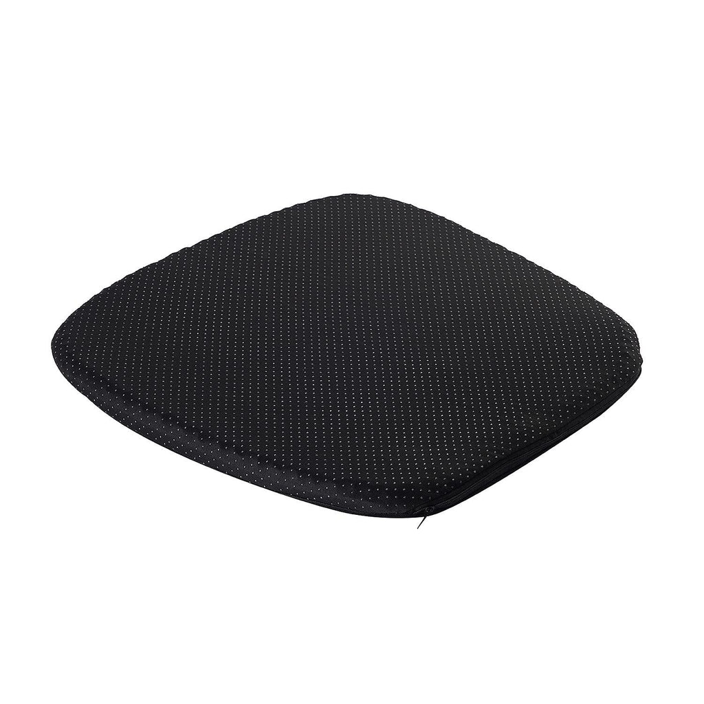 Homesmart TPE Gel Seat cushion with Cover (Size 44x43x3 cm) - Black