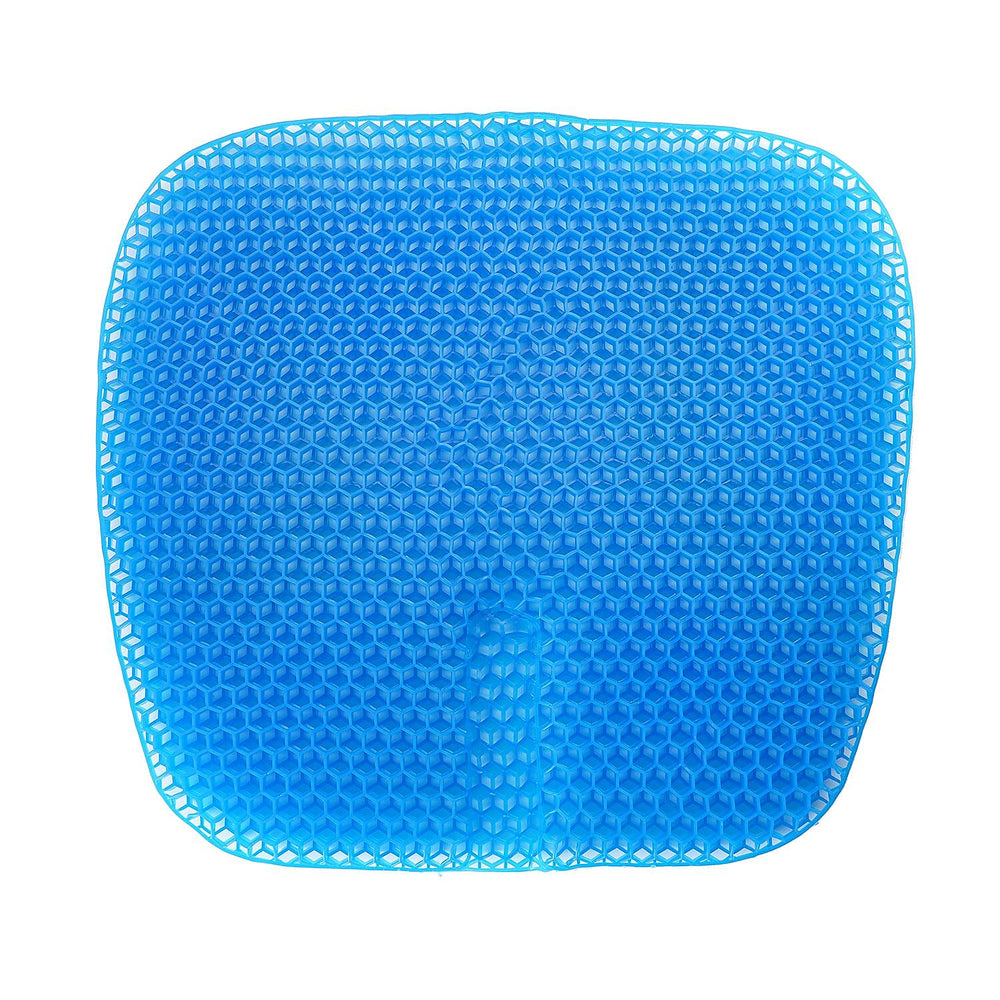 Homesmart TPE Gel Seat cushion with Cover (Size 44x43x3 cm) - Black