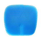 Homesmart TPE Gel Seat cushion with Cover (Size 44x43x3 cm) - Black