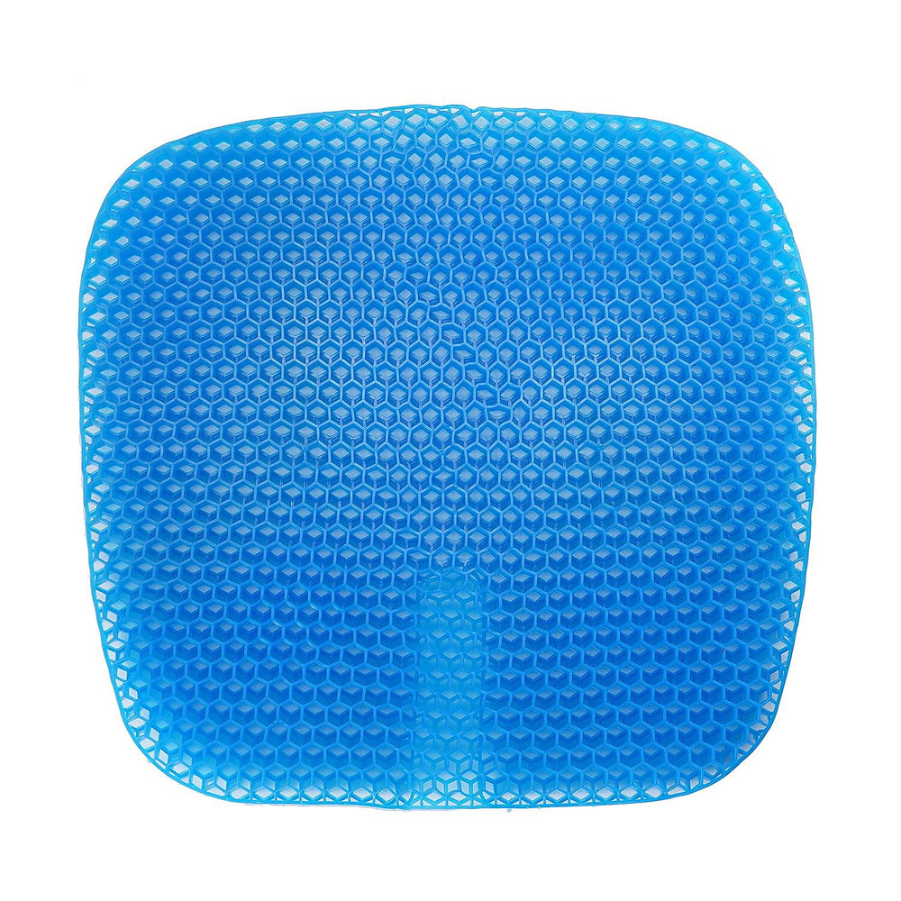 Homesmart TPE Gel Seat cushion with Cover (Size 44x43x3 cm) - Black