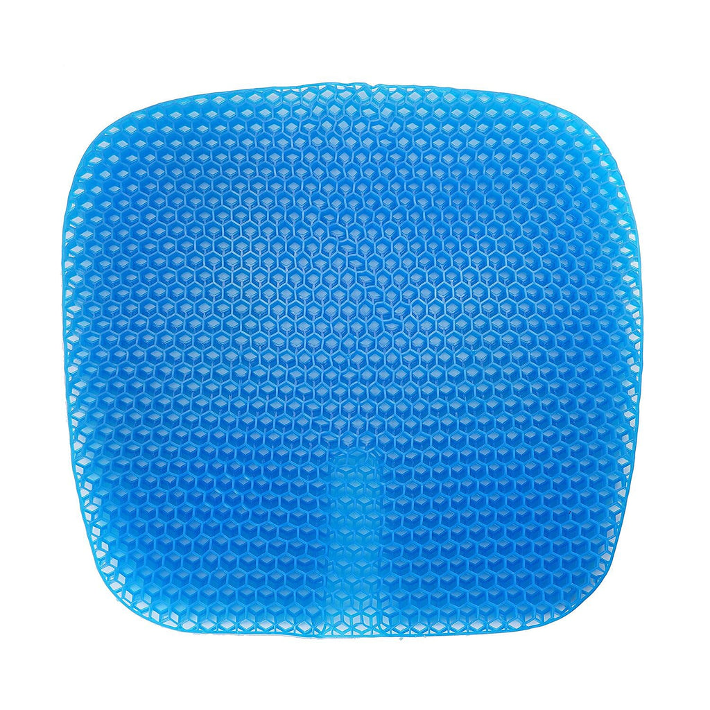 Homesmart TPE Gel Seat cushion with Cover (Size 44x43x3 cm) - Black
