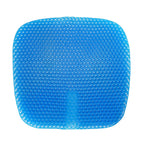 Homesmart TPE Gel Seat cushion with Cover (Size 44x43x3 cm) - Black