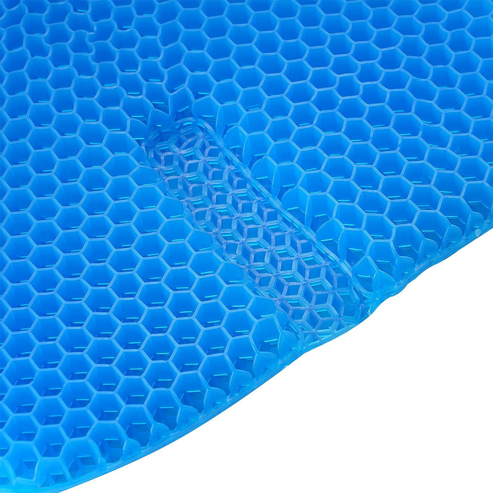 Homesmart TPE Gel Seat cushion with Cover (Size 44x43x3 cm) - Black