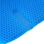 Homesmart TPE Gel Seat cushion with Cover (Size 44x43x3 cm) - Black