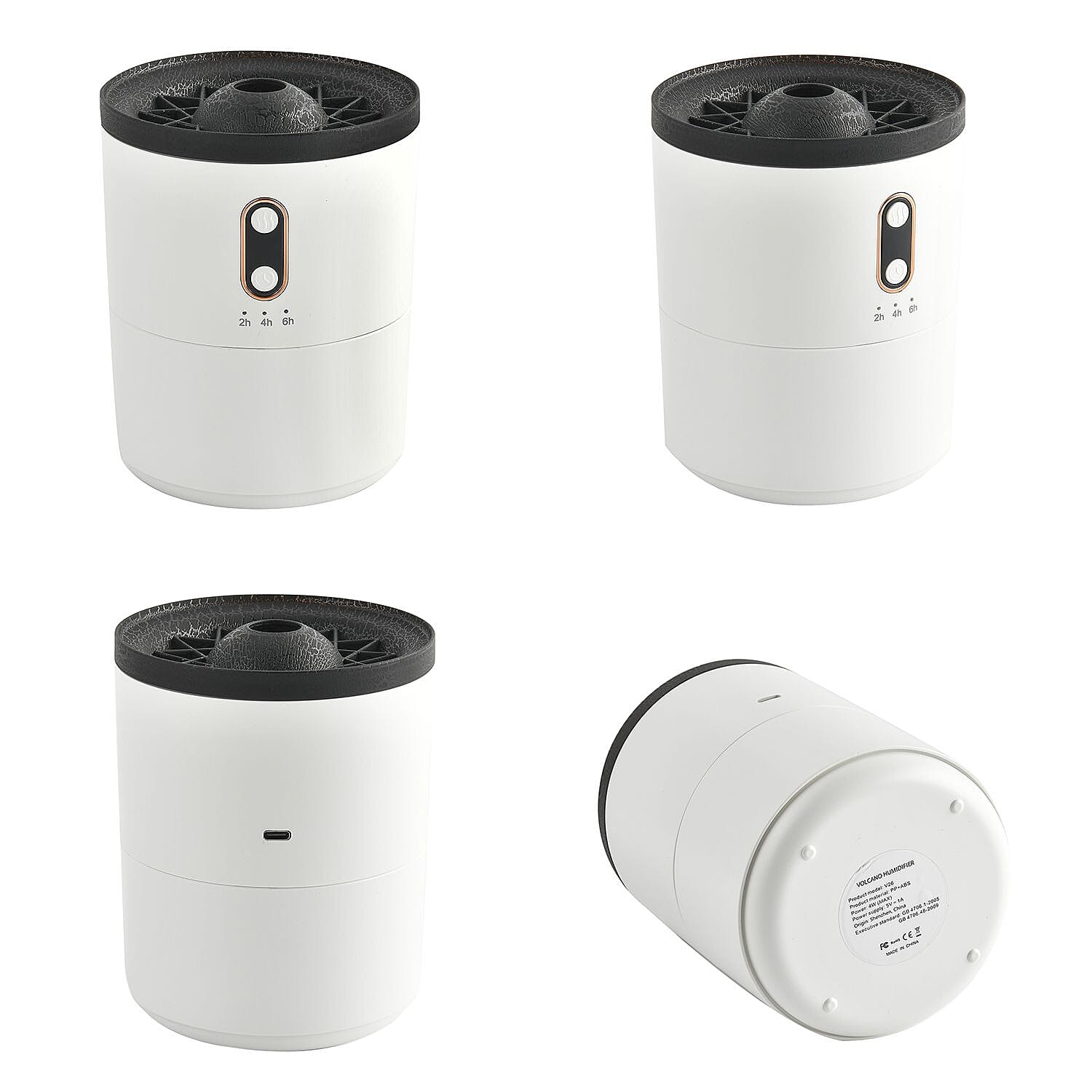 Volcano Aroma Diffuser With Colour Changing Red Hot & Chilly Blue, Advanced Air Filtration.