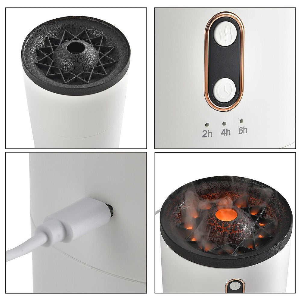 Volcano Aroma Diffuser With Colour Changing Red Hot & Chilly Blue, Advanced Air Filtration.