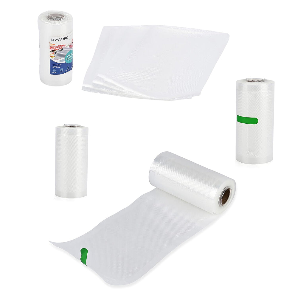 MONEY SAVER - Vacuum Sealer - Vacuum Bags - Keep Food Fresh for Longer 28cm Seal - White & White