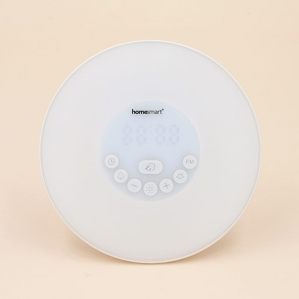 3 in 1 Colour Changing Alarm Clock, Lamp, FM Radio with USB cable and 3 Adapters UK, US, Asia (2xAAA batteries - not included)