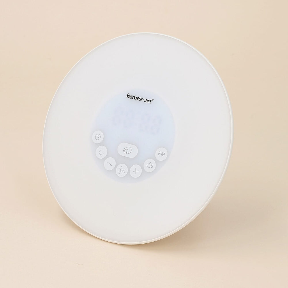 3 in 1 Colour Changing Alarm Clock, Lamp, FM Radio with USB cable and 3 Adapters UK, US, Asia (2xAAA batteries - not included)