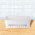 Homesmart Suction Basket with 8 Hanging Hooks