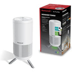 Honeywell Round Air Purifier - True HEPA filtration, Air Quality Indicator with Sensor Monitoring, Automatic Cleaning Model, Ultra Quiet.