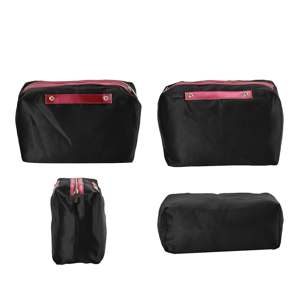Hong Kong Closeout Genuine Leather Tote Bag with Detachable Zipped Lining - Metallic Red