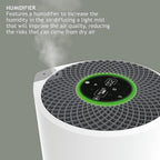 Hoover H-PURIFIER 500 with Smart Air Quality Monitoring