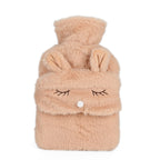 Hot Water Bottle with Eye Mask - 1000ml