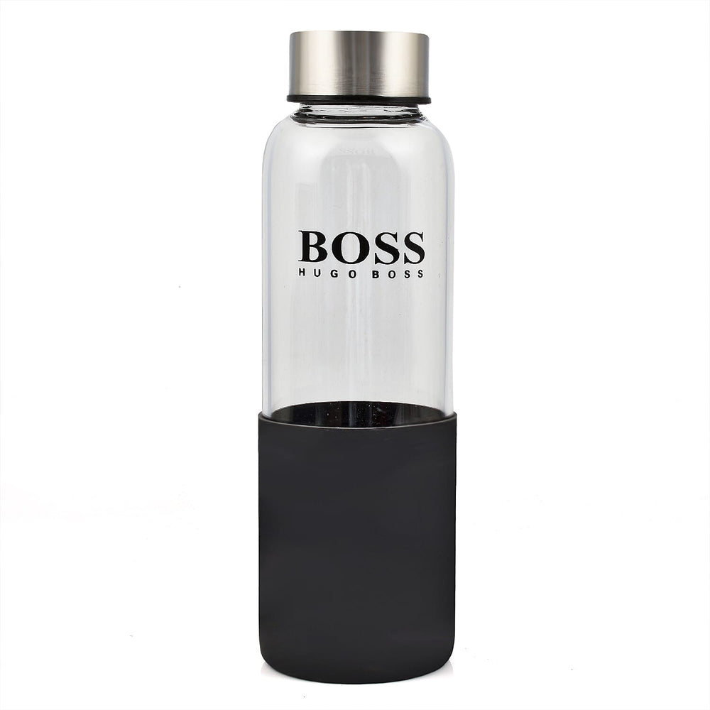ONE TIME CLOSEOUT  - Premium Hugo Boss Crew Socks- Gift Set includes a Glass Bottle and 2 Pairs of high-quality Designer Socks