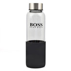 ONE TIME CLOSEOUT  - Premium Hugo Boss Crew Socks- Gift Set includes a Glass Bottle and 2 Pairs of high-quality Designer Socks