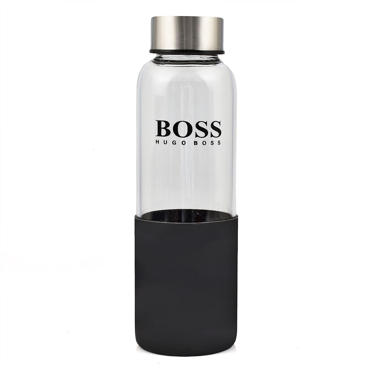 ONE TIME CLOSEOUT  - Premium Hugo Boss Crew Socks- Gift Set includes a Glass Bottle and 2 Pairs of high-quality Designer Socks