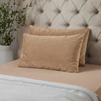 Hush Haven Jacquard Solid Comforter and Duvet (Size 200x1 cm) - Brown & White