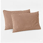 Hush Haven Jacquard Solid Comforter and Duvet (Size 200x1 cm) - Brown & White