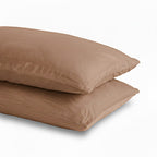 Hush Haven Jacquard Solid Comforter and Duvet (Size 200x1 cm) - Brown & White
