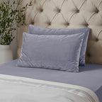 Hush Haven Jacquard Solid Comforter and Duvet (Size 200x1 cm) - Grey & White