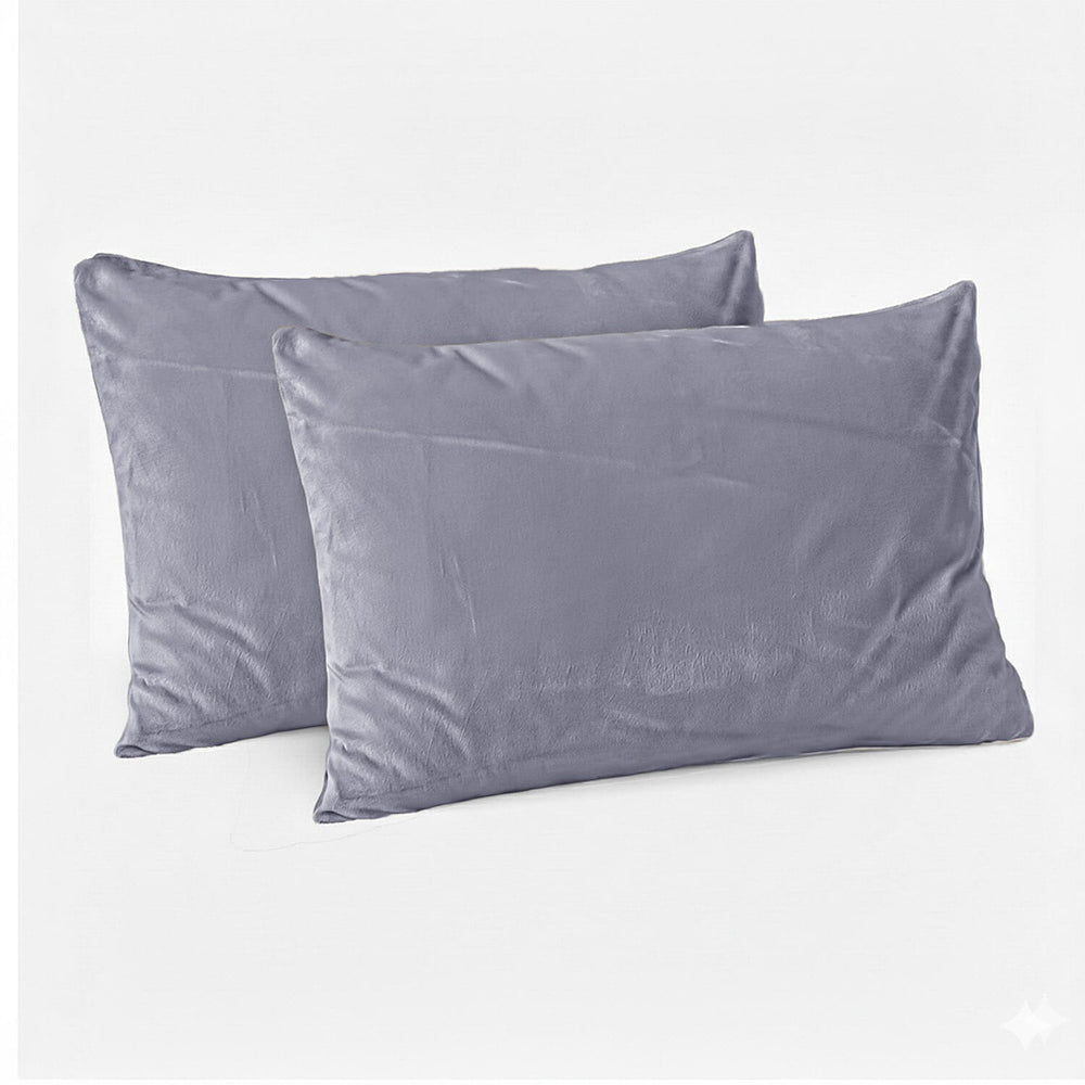 Hush Haven Jacquard Solid Comforter and Duvet (Size 200x1 cm) - Grey & White