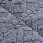 Hush Haven Jacquard Solid Comforter and Duvet (Size 200x1 cm) - Grey & White