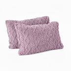 Hush Haven Jacquard Solid Comforter and Duvet (Size 200x1 cm) - Pink & White