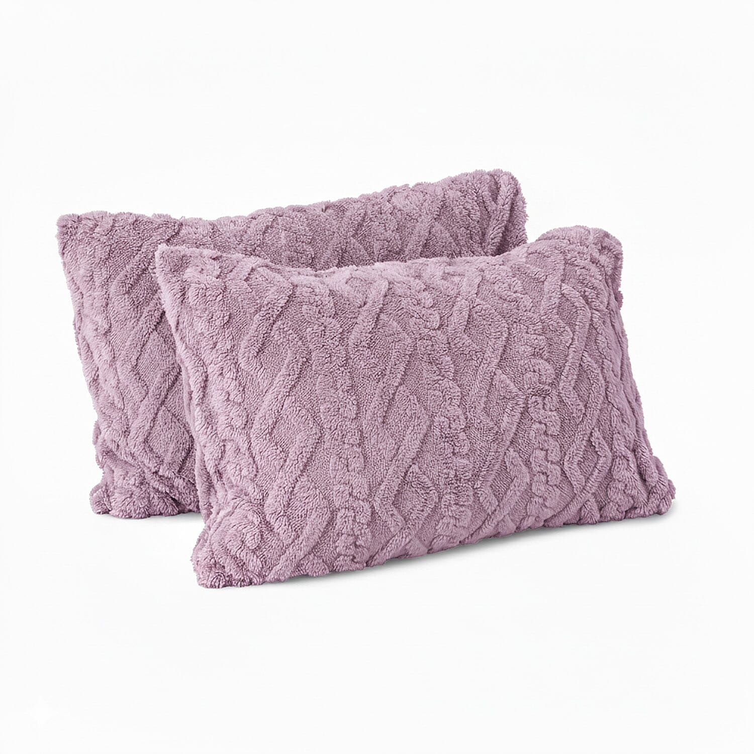 Hush Haven Jacquard Solid Comforter and Duvet (Size 200x1 cm) - Pink & White