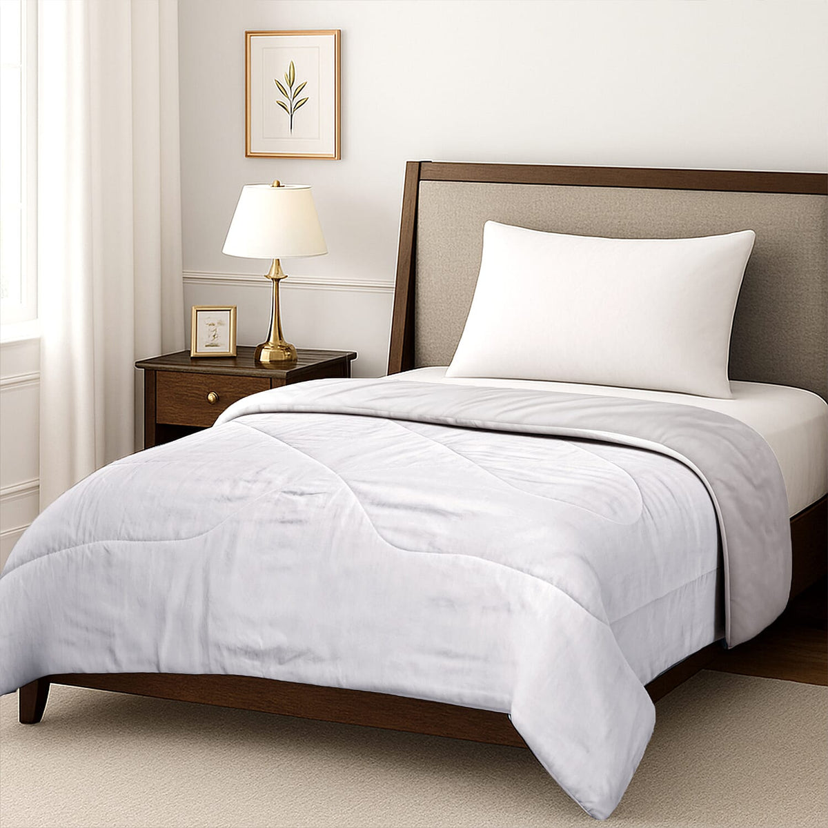 Customers Appreciation Deal  - Hush Haven Luxury Lightweight Patterned Winter Quilt - Grey