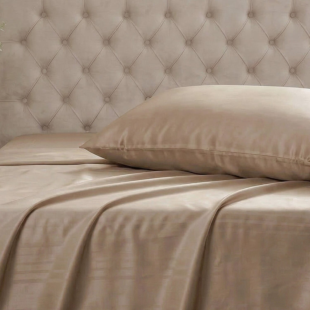 Hush Haven 100% Mulberry Silk Duvet Cover - Two Pillowcases Set with Mother of Pearl Buttons (225 x 220cm) - Grey