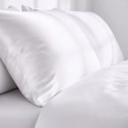 Hush Haven 100% Mulberry Silk Pillowcase with MOP Button (50x75 cm) - Ivory
