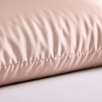 Hush Haven 100% Mulberry Silk Pillowcase with MOP Button (50x75 cm) - Beige