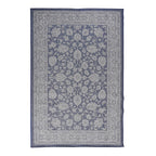 ONE TIME OFFER - Hush Haven Traditional Ornate Pattern Pile Rug (180x120 Cm) - Blue