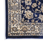 ONE TIME OFFER - Hush Haven Traditional Ornate Pattern Pile Rug (180x120 Cm) - Blue
