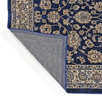 ONE TIME OFFER - Hush Haven Traditional Ornate Pattern Pile Rug (180x120 Cm) - Blue