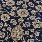 ONE TIME OFFER - Hush Haven Traditional Ornate Pattern Pile Rug (180x120 Cm) - Blue