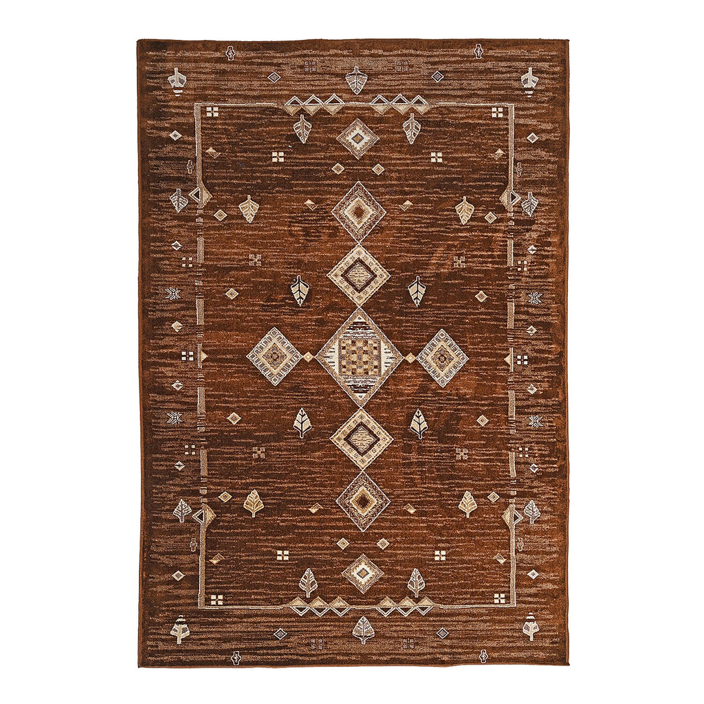 ONE TIME OFFER - Hush Haven Traditional Pattern Pile Rug (180x120 Cm) - Golden
