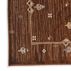 ONE TIME OFFER - Hush Haven Traditional Pattern Pile Rug (180x120 Cm) - Golden