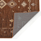 ONE TIME OFFER - Hush Haven Traditional Pattern Pile Rug (180x120 Cm) - Golden