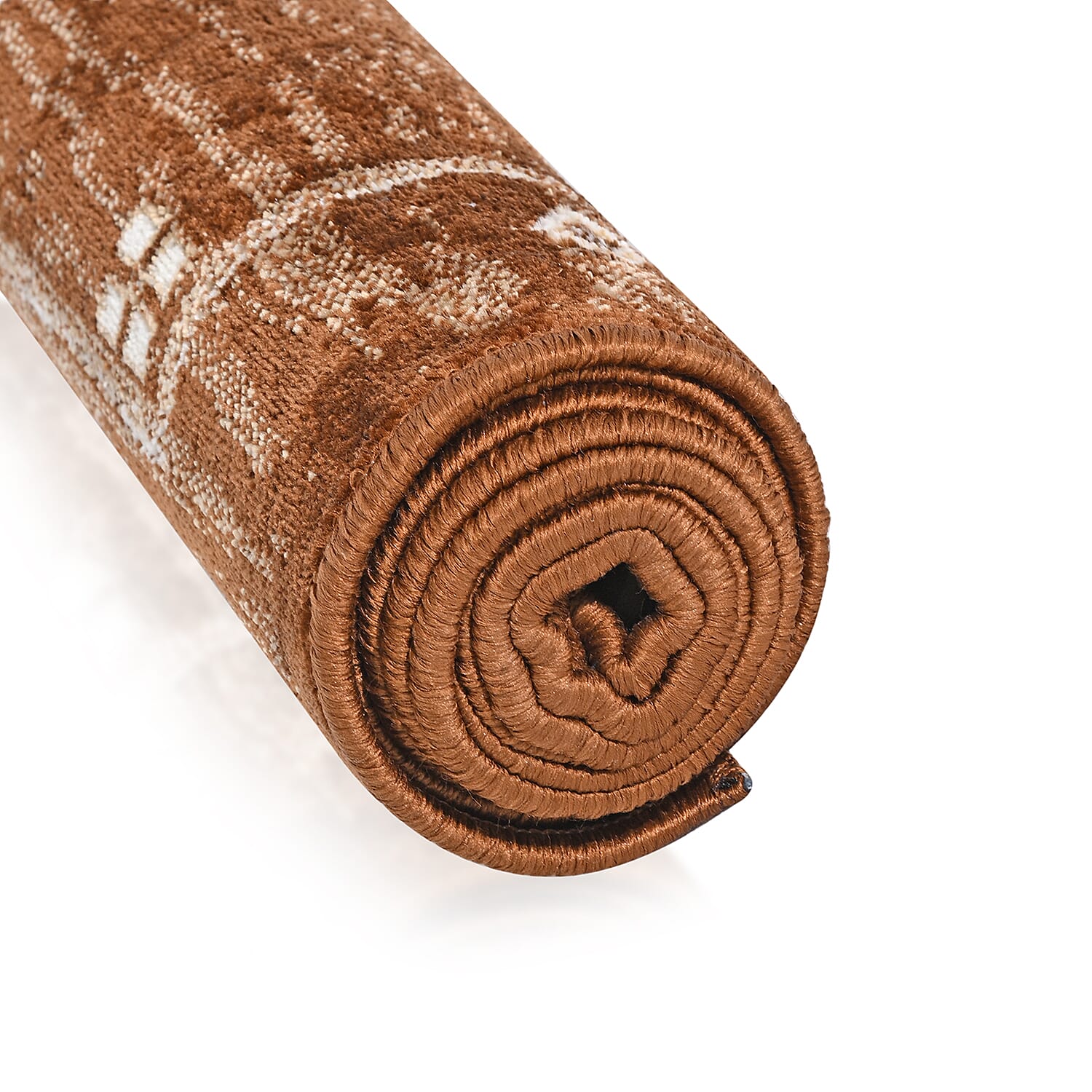 ONE TIME OFFER - Hush Haven Traditional Pattern Pile Rug (180x120 Cm) - Golden