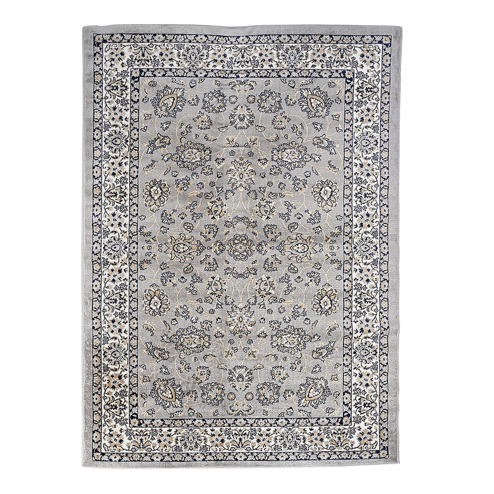 ONE TIME OFFER - Hush Haven Traditional Pattern Pile Rug (180x120 Cm) - Grey
